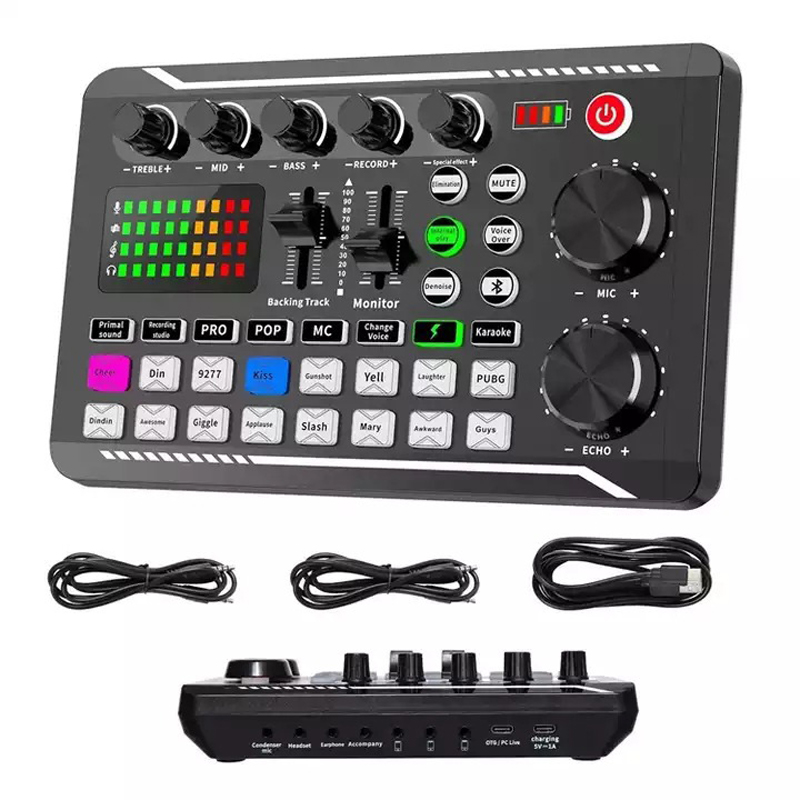 Audio Music Voice Changer - F998 라이브 사운드 카드 오디오 튜너