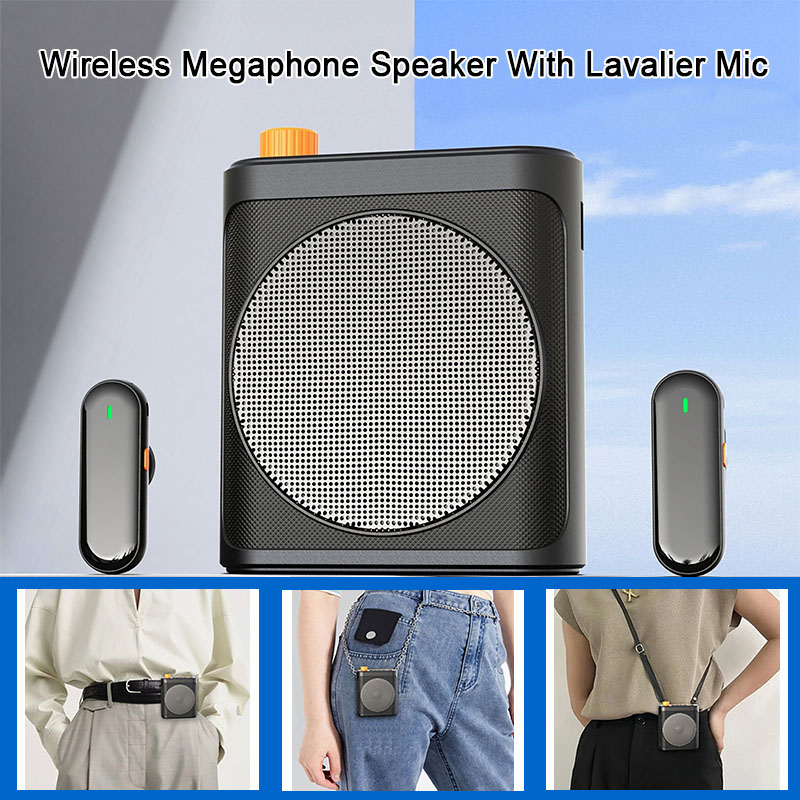 Portable Amplifier Mini - 라발리에 마이크가 장착된 휴대용 음성 증폭기