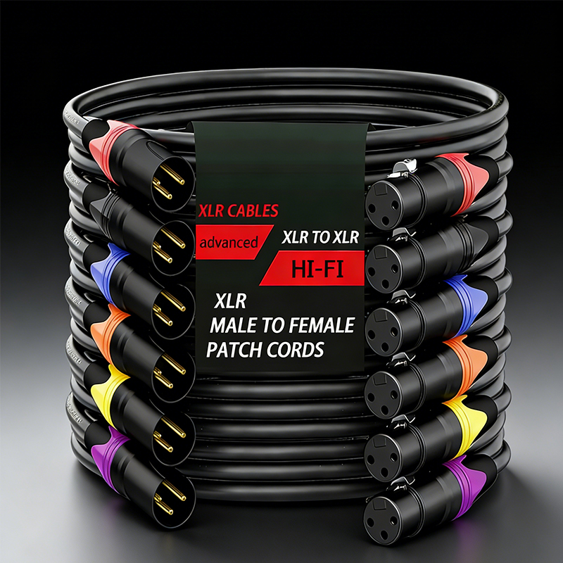 Cable Xlr Balanced - XLR 마이크 케이블 3핀 남성-여성 50cm