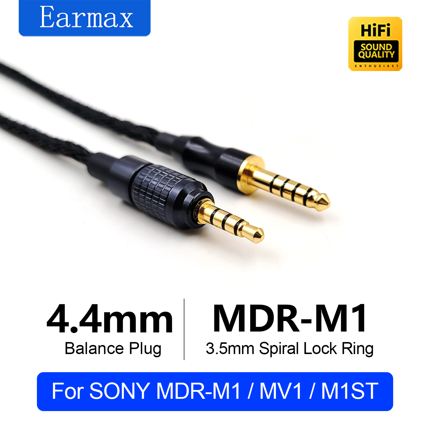 Cable Xlr Balanced - SONY MDR-M1 MV1 M1ST 4.4mm 4핀