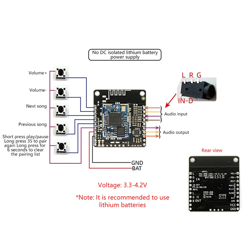 DC 5V/12V 블루투스 음악 모듈 APTX/ATPX - Audio Music Add 리뷰 및 가격