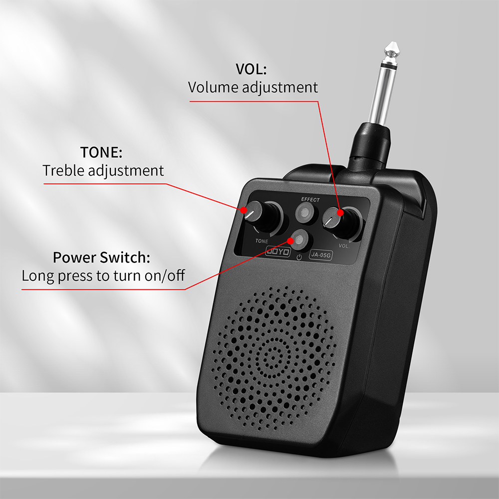 JOYO JA-05G 기타 플러그 앰프, 4가지 효과  - Portable Amplifier Mini 리뷰 및 가격