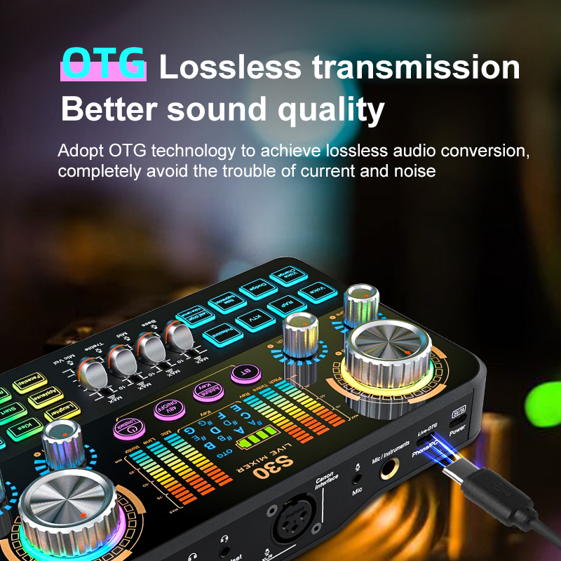 FUHAM S30 라이브 사운드 카드 오디오 믹서 DJ - Audio Music Voice Changer 리뷰 및 가격