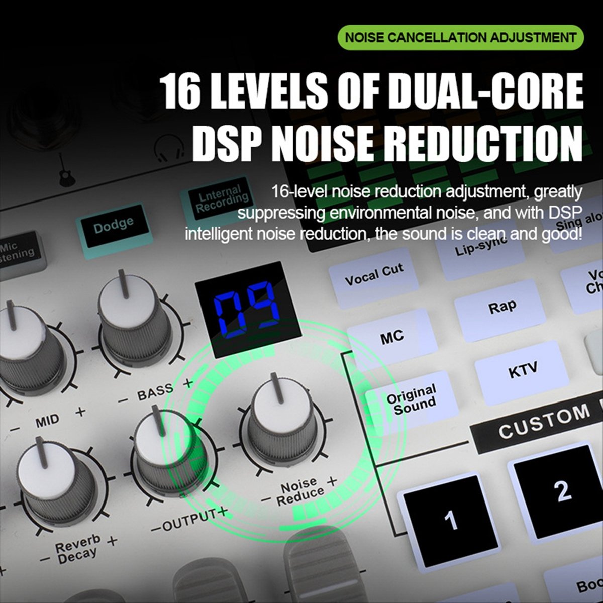 DT77 SN800 라이브 사운드 카드 음성 변조기 방 - Audio Music Voice Changer 리뷰 및 가격