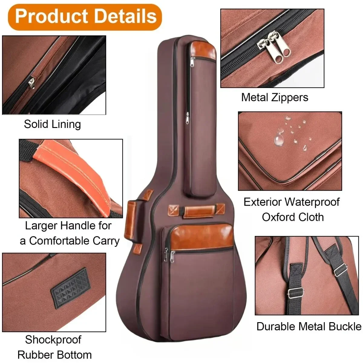 41인치 10mm 코튼 패드 두꺼운 패드 어쿠스틱 기타 - Case Guitar Gig Bag 리뷰 및 가격