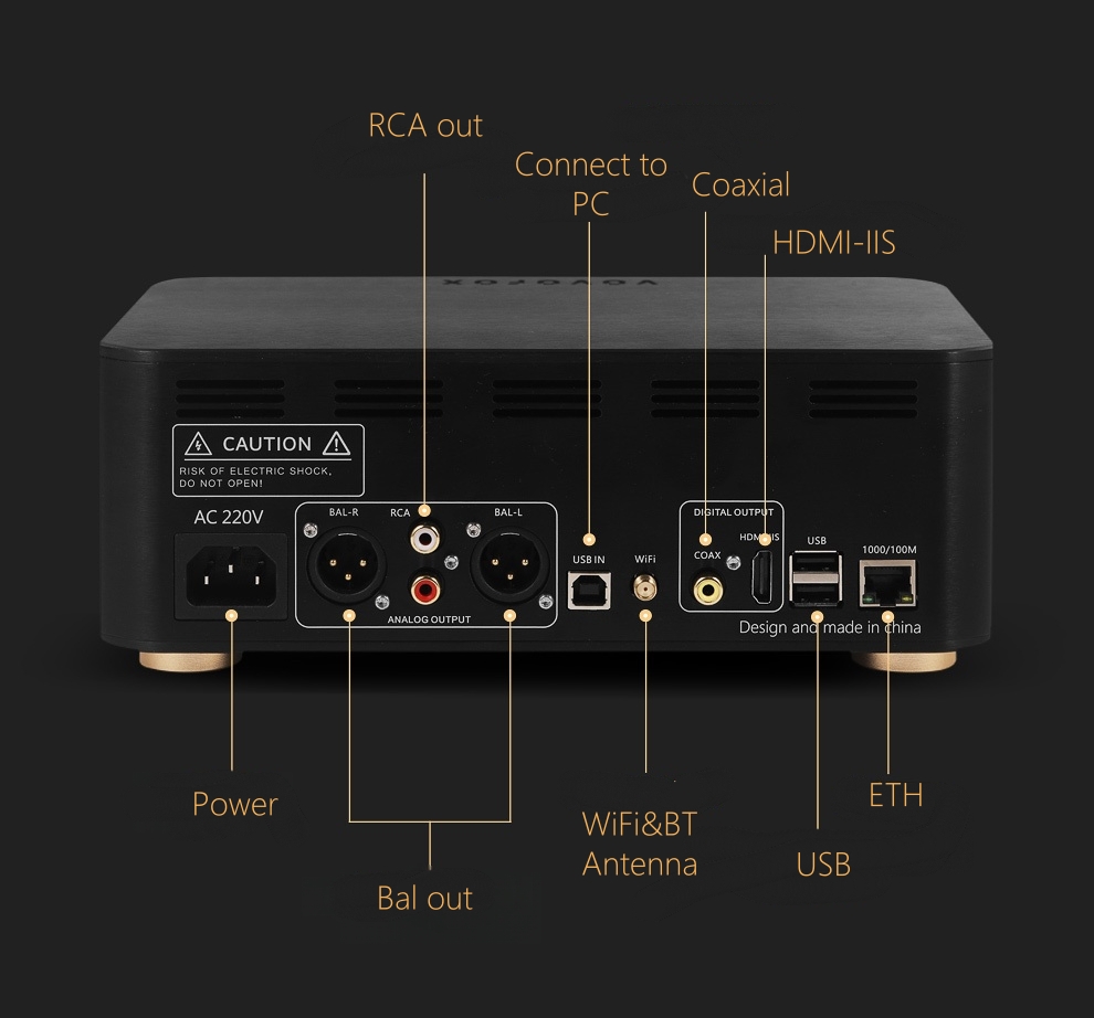 VOVOFOX-HiFi AP05S 무손실 음악 플레이어 - Cable Xlr Balanced 리뷰 및 가격