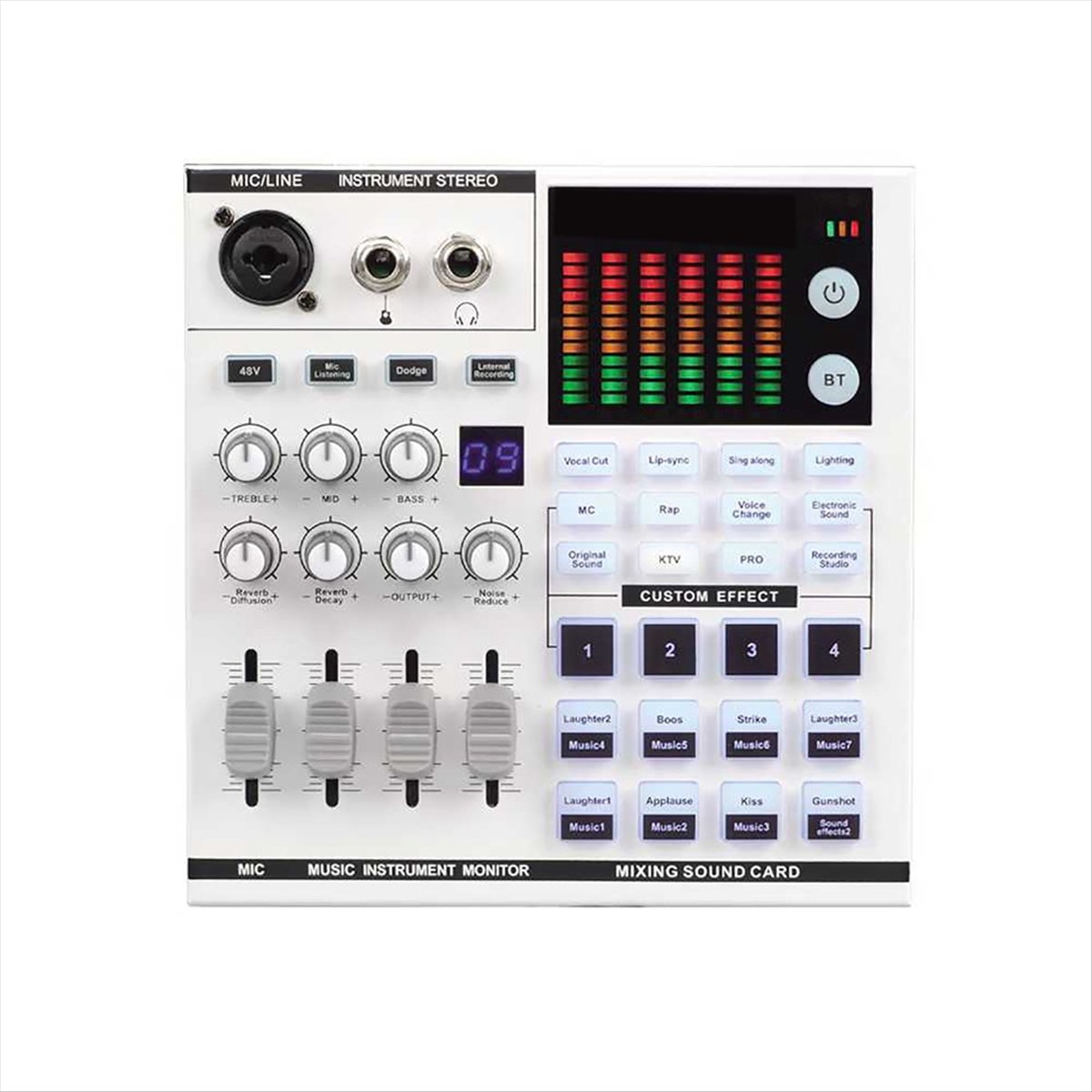 DTC5 SN800 라이브 사운드 카드 음성 변조 오디 - Audio Music Voice Changer 리뷰 및 가격