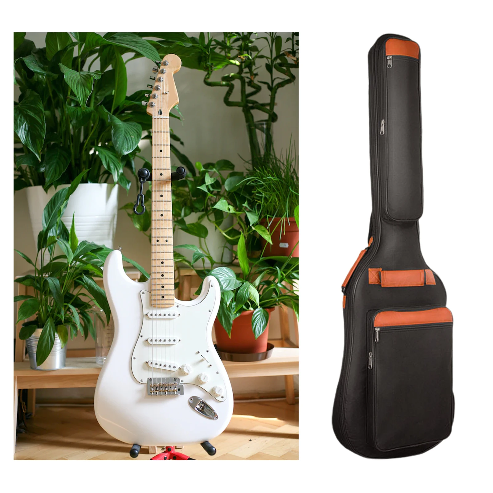 일렉트릭 기타 가방 베이스 10mm 패딩 처리된 손잡이 - Case Guitar Gig Bag 리뷰 및 가격